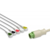 Kabel kompletny EKG do Siemens, 5 odprowadzeń, zatrzask, wtyk 10 pin